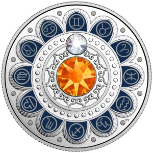 GEMINI - ZODIAC SERIES - 2017 $3 1/4 oz Fine Silver Coin - Royal Canadian Mint