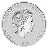 DRAGON & PHOENIX - 2017 1 oz Pure Silver BU Coin in Capsule  - Perth Mint