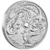 DRAGON & PHOENIX - 2017 1 oz Pure Silver BU Coin in Capsule  - Perth Mint