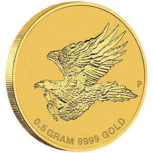 2015 0.5 gram Pure Gold Coin - Australian Wedge Tailed Eagle