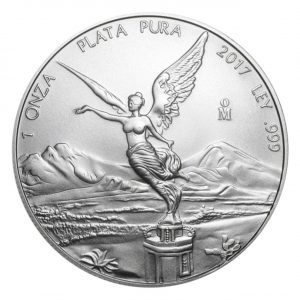 LIBERTAD - MEXICO - 2017 1 oz Brilliant Uncirculated Silver Coin