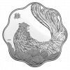 LUNAR LOTUS Г?? YEAR OF THE ROOSTER - 2017 $15 Fine Silver Coin