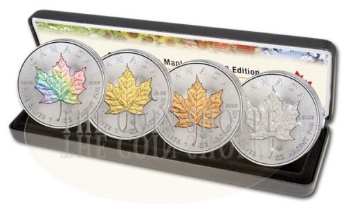 2014 Canada Maple Leaf Four Seasons Silver Coin Set