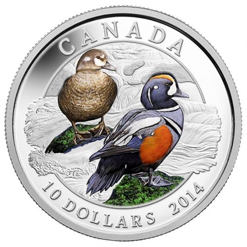 2014 1/2 oz. Fine Silver Coin - Harlequin Duck