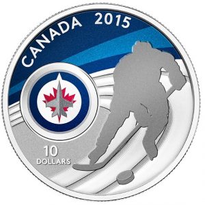 2015 1/2 oz Fine Silver Coin - NHL - Winnipeg Jets