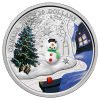 2014 1oz Fine Silver Coin - Venetian Glass - Snowman