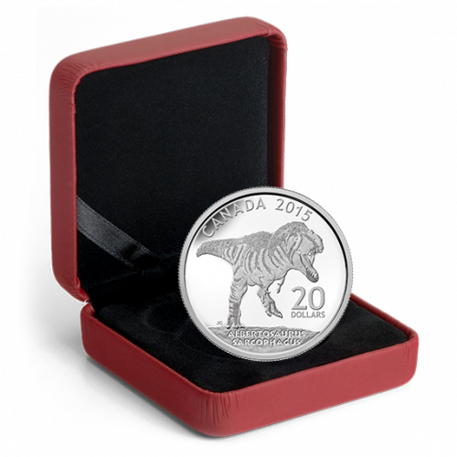 2015 1 oz Silver Coin Г?? Canadian Dinosaurs: Albertosaurus