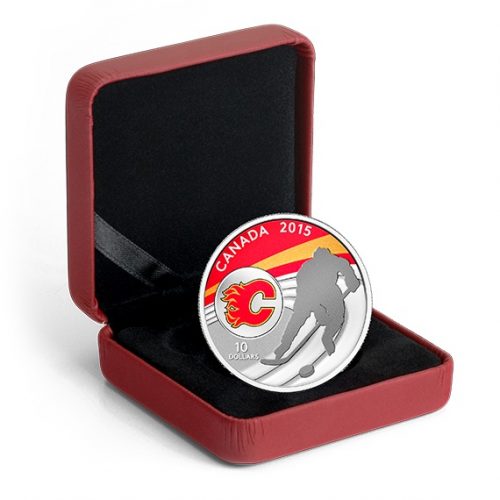 2015 1/2 oz Fine Silver Coin - NHL - Calgary Flames