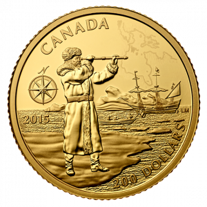 2015 1/2 oz Pure Gold Coin - Great Canadian Explorers - Henry Hudson