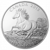 2015 $100 1 oz Fine Silver Coin - Canadian Horse