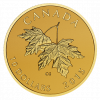 2015 $10 1/4 oz Pure Gold Coin - Maple Leaves With Queen Elizabeth II Effigy (1965)