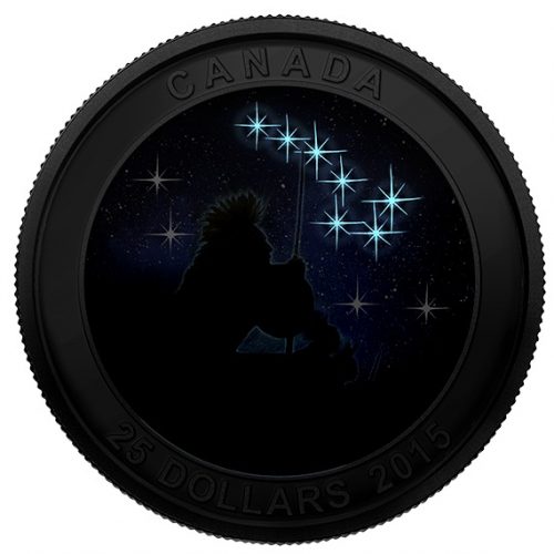 2015 Fine Silver Coin - Glow in the Dark - Star Charts - The Quest