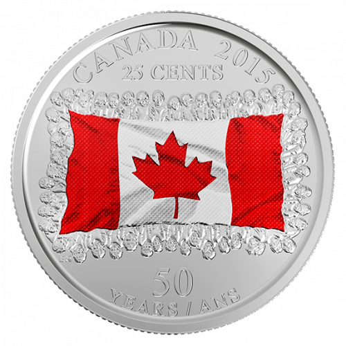 2015 25-Cent Quarter Circulation Pack - Canadian Flag