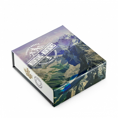 2015 $200 2 oz Fine Silver Coin - Canada's Rugged Mountains