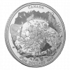2015 $200 2 oz Fine Silver Coin - Canada's Rugged Mountains
