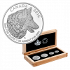 WOLF - 2016 Fine Silver 4-Coin Fractional Set