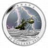 2015 $20 1 oz Fine Silver Coin - Weather Phenomenon - Summer Storm