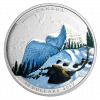 *SNOWY OWL - LANDSCAPE ILLUSION - 2017 $20 1 oz Fine Silver Coin - RCM