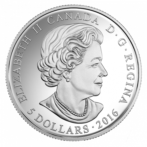 *BIRTHSTONES - DECEMBER - 2016 $5 1/4 oz Fine Silver Coin with Swarovski?? Crystal