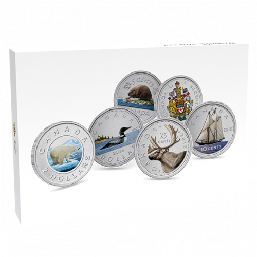 BIG COIN SERIES: DISPLAY CASE FOR ALL 6 BIG 5 OZ COINS - Royal Canadian Mint