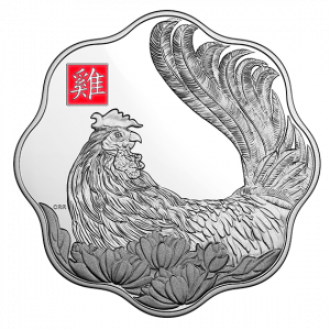 YEAR OF THE ROOSTER - 2017 $250 1 Kilo Fine Silver Coin