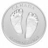 *WELCOME TO THE WORLD - BABY FEET - 2017 $10 1/2 oz Fine Silver Coin - RCM