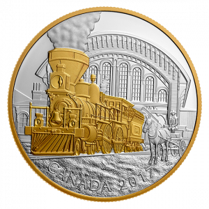 THE 4-4-0 - LOCOMOTIVES ACROSS CANADA - 2017 $20 1 oz Fine Silver Coin - Royal Canadian Mint