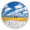 *CANOLA FIELD - CELEBRATING CANADA'S 150TH - 2017 $10 1/2 oz Fine Silver Coin - RCM