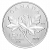 *MAPLE LEAVES - 150 YEARS - 2017 $10 1/2 oz Fine Silver Coin - RCM