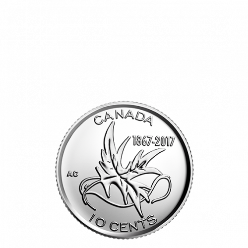 *2017 SPECIAL WRAP ROLL COLLECTION - MY CANADA, MY INSPIRATION  - 5 Special Wrap Rolls, Toonie, Loonie, 25 Cents, 10 Cents, 5 Cents - Royal Canadian Mint