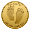 WELCOME TO THE WORLD (BABY FEET) - 2017 $200 1/2 oz Pure Gold Coin