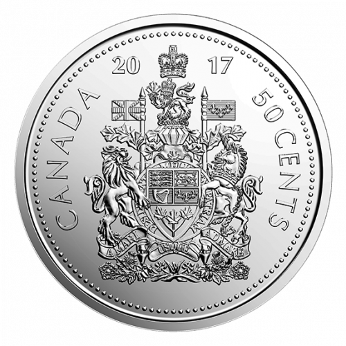 *2017 2 X 50-CENT SPECIAL WRAP ROLLS - CLASSIC & CANADA 150