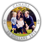 *A ROYAL TOUR - 2016 $20  1 oz Pure Silver Coin - RCM