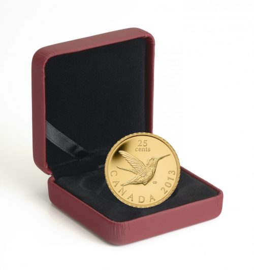 0.5 g Fine Gold Coin - Hummingbird - Mintage: 10000 (2013)