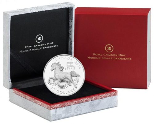 1 oz Fine Silver Coin - Year of the Horse (2014)