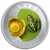 2014 Coloured Coin - Water-lily and Leopard Frog