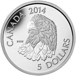 2014 Pure Platinum Coin - Bald Eagle