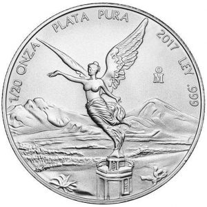 LIBERTAD - MEXICO - 2017 1/20 oz Brilliant Uncirculated Silver Coin