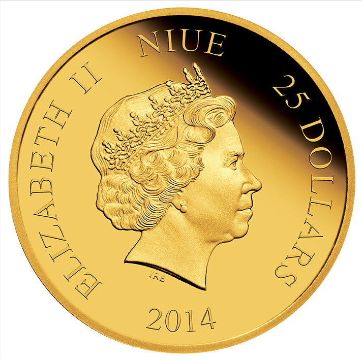 2014 1/4 oz Gold Coin - Disney - Mickey and Friends - Mickey