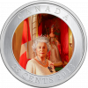 Her Majesty Queen Elizabeth II Coronation - Coloured Coin (2013)