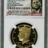 2014 W Gold Kennedy 50th Anniversary High Relief Early Releases NGC PF70