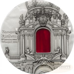 2014 2 oz Silver Coin - Tiffany Art X - Baroque Dresden