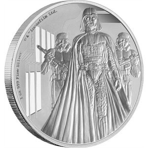 2016 1 oz Silver Coin - Star Wars Classic: Darth Vader