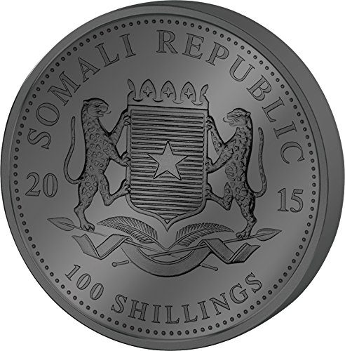 GOLDEN ENIGMA - AFRICAN WILDLIFE "ELEPHANT" FRACTIONAL SET - 2015 Four-Coin Pure Silver with Ruthenium and 24K Gold Plating