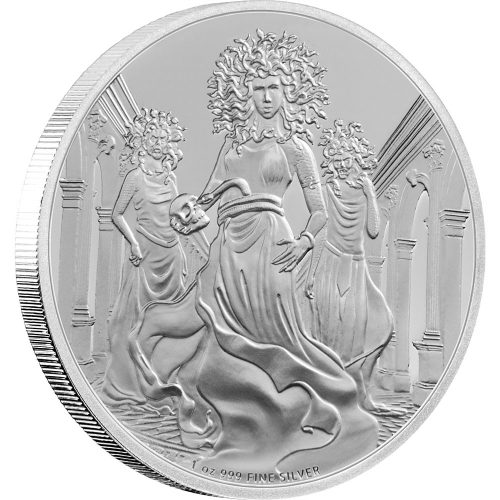 GORGON - Creatures Of Greek Mythology - 2016 1 oz Silver Coin