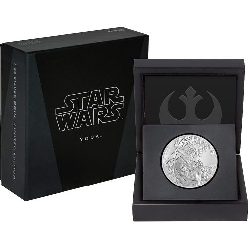 YODA - 2016 1 oz Silver Coin - Star Wars Classic