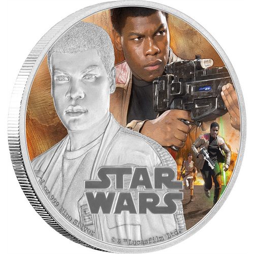 STAR WARS: THE FORCE AWAKENS - FINN - 2016 1 oz Proof Silver Coin