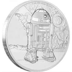 R2-D2 STAR WARS CLASSIC  2016 1 oz Proof Silver Coin - Niue - NZ Mint