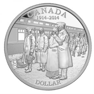 2014 Proof Silver Dollar - 100th Anniversary of the Declaration of the First World War