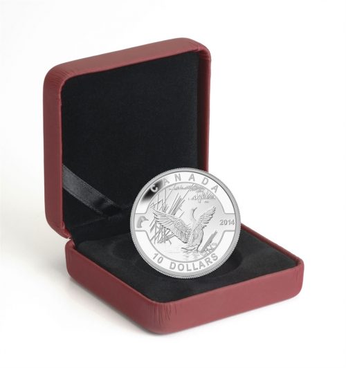 2014 1/2 oz Fine Silver Coin -O`Canada -  Goose
